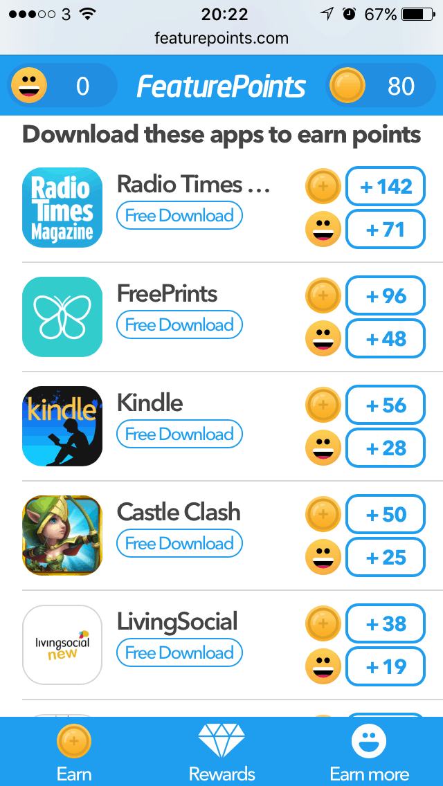 FeaturePoints Review: Make Money by Downloading Apps - Boost My Budget