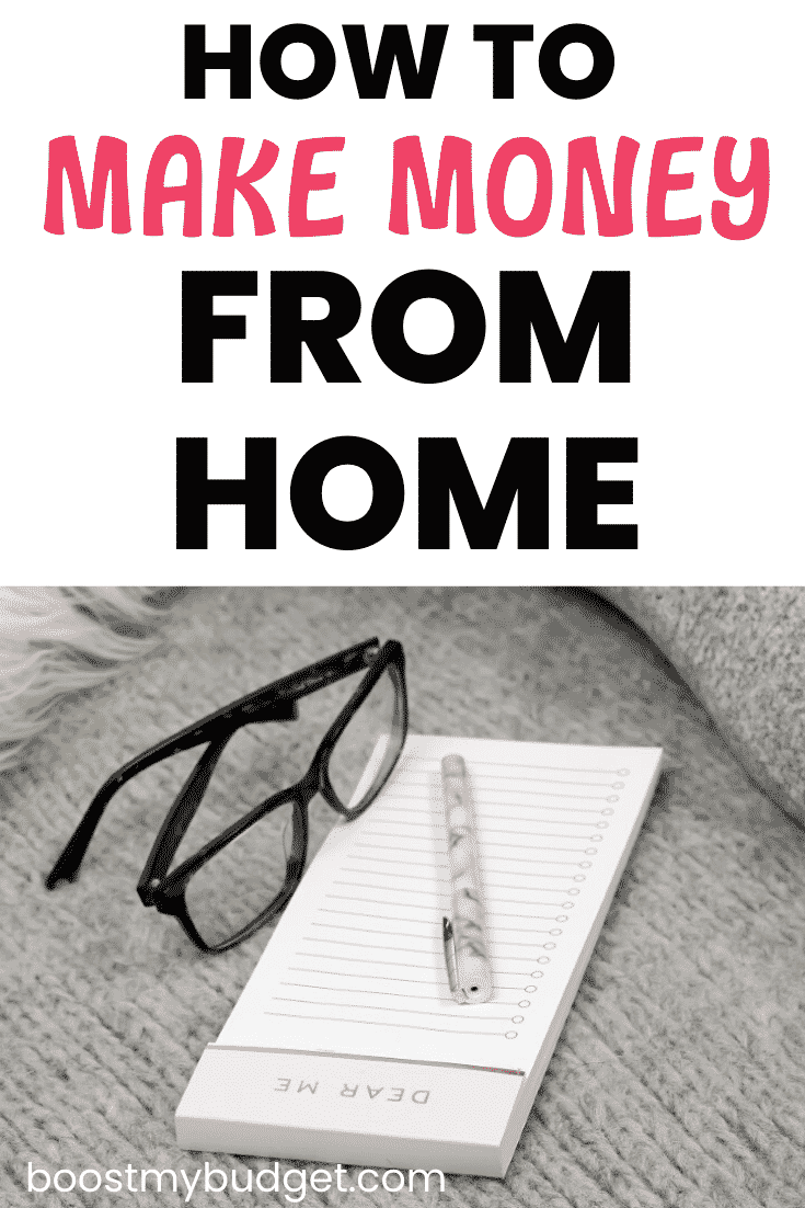 24 Ways To Make Money Without Leaving Your House Boost My Budget